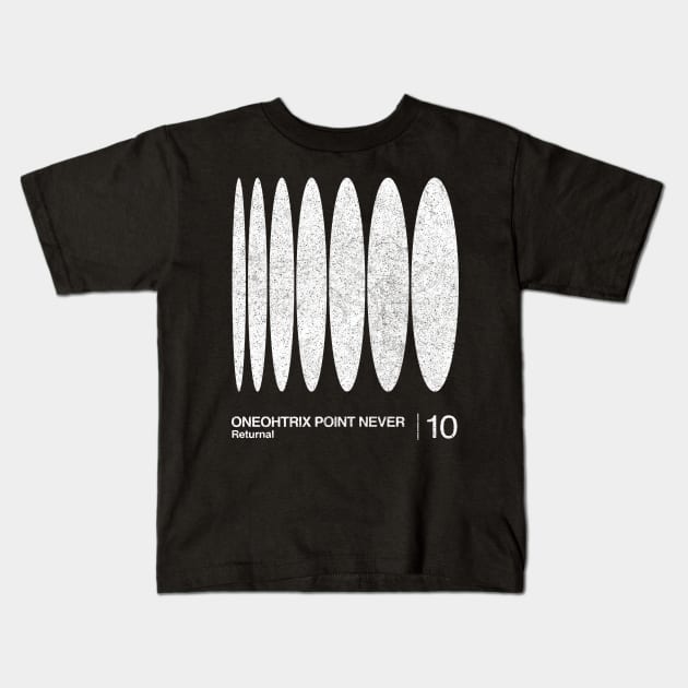 Oneohtrix Point Never / Minimalist Graphic Artwork Design Kids T-Shirt by saudade